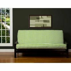 New ⌛ SIScovers Block Island Green 6-inch Queen-size Futon Cover ✔️