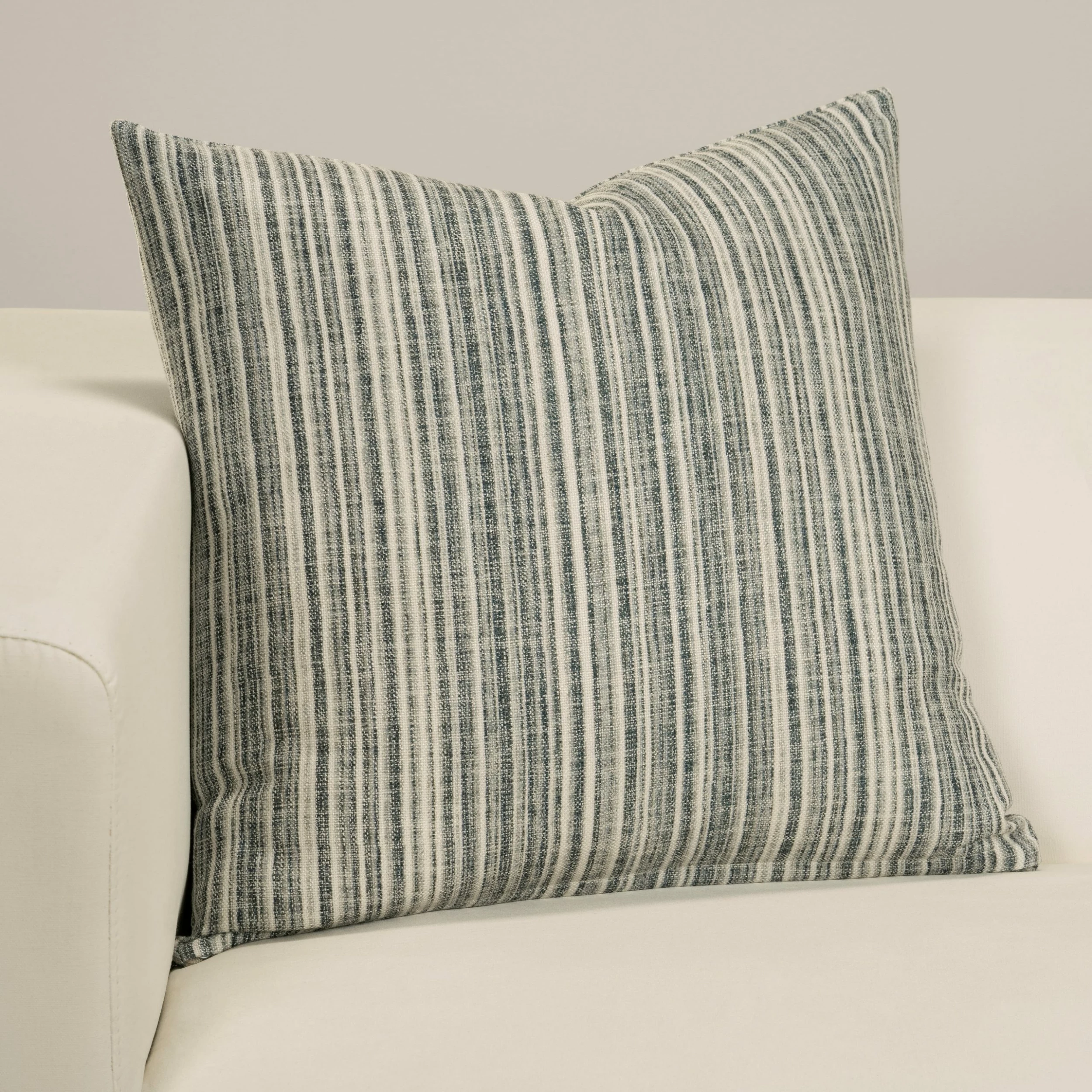 Best Sale βοΈ SIScovers Bungalow Stripe Designer Throw Pillow Slate π€© - Image 2