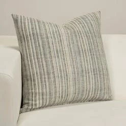 Best Sale ✔️ SIScovers Bungalow Stripe Designer Throw Pillow Slate 🤩
