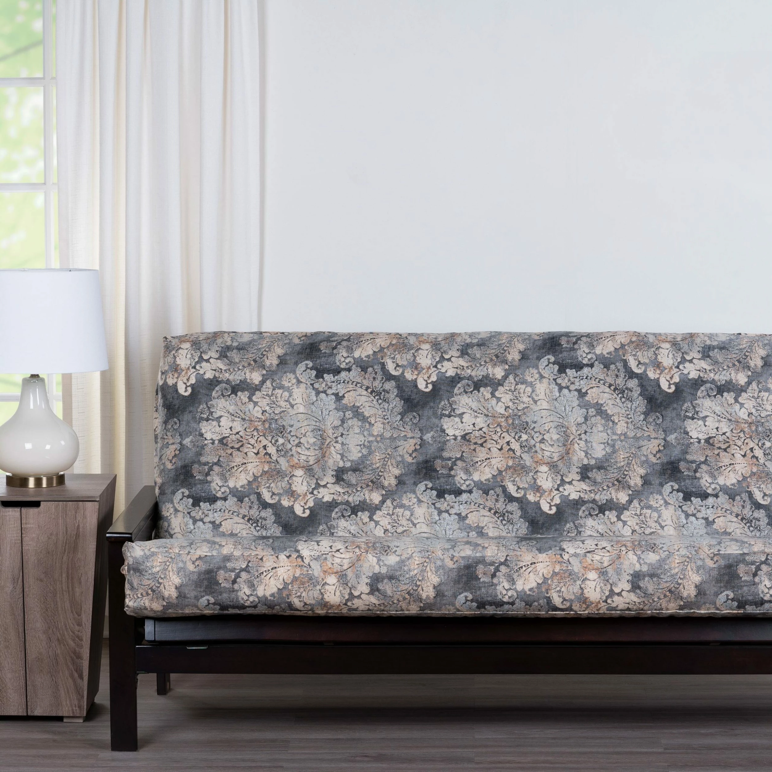 Best Pirce β SIScovers Cindersmoke Damask Print Full Size Futon Cover π - Image 2