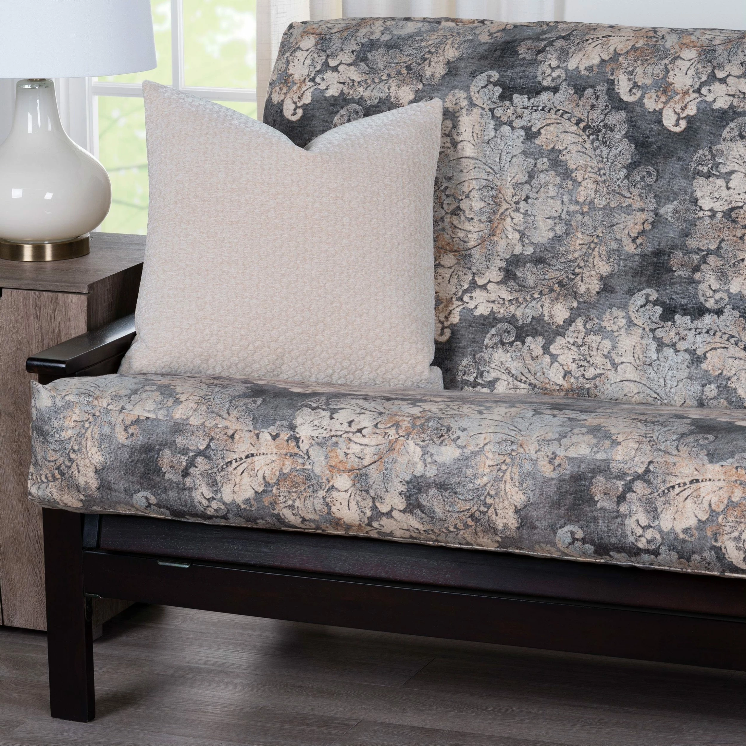 Best Pirce β SIScovers Cindersmoke Damask Print Full Size Futon Cover π - Image 3