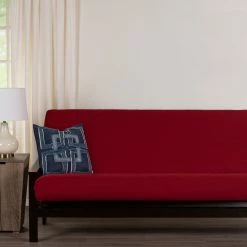 Coupon 👏 SIScovers Merino Cherry Linen-Style Full Size Futon Cover 🛒