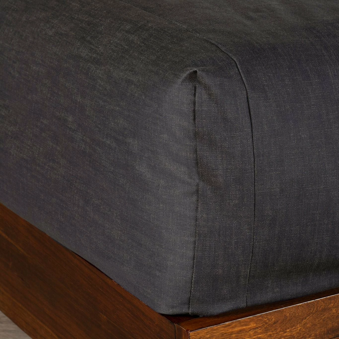 Buy π SIScovers Overall Denim-Style Bed Cap Comforter Set With Sewn Corners White π₯ - Image 10