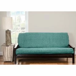 Best Sale 🔔 SIScovers PoloGear Belmont Turquoise Homespun Futon Cover - Turqoise 🥰