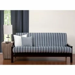 Promo ✨ SIScovers Revolution Plus Everlast Hamilton Navy Futon Cover. - Full 6" Loft 😍
