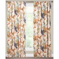 Top 10 😉 SIScovers Multi-color Cotton Floral Curtain Panel ⭐