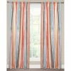 Deals 🌟 SIScovers Savannah Watercolor Stripe Cotton Curtain Panel Green / Multi ⌛