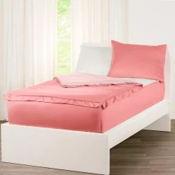 Best Sale ✔️ Siscovers Bubblegum Pink Bunkie Deluxe Zipper Bedding Set ✨
