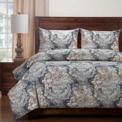 Top 10 🤩 Siscovers Cindersmoke Distressed Damask Duvet And Shams 🤩