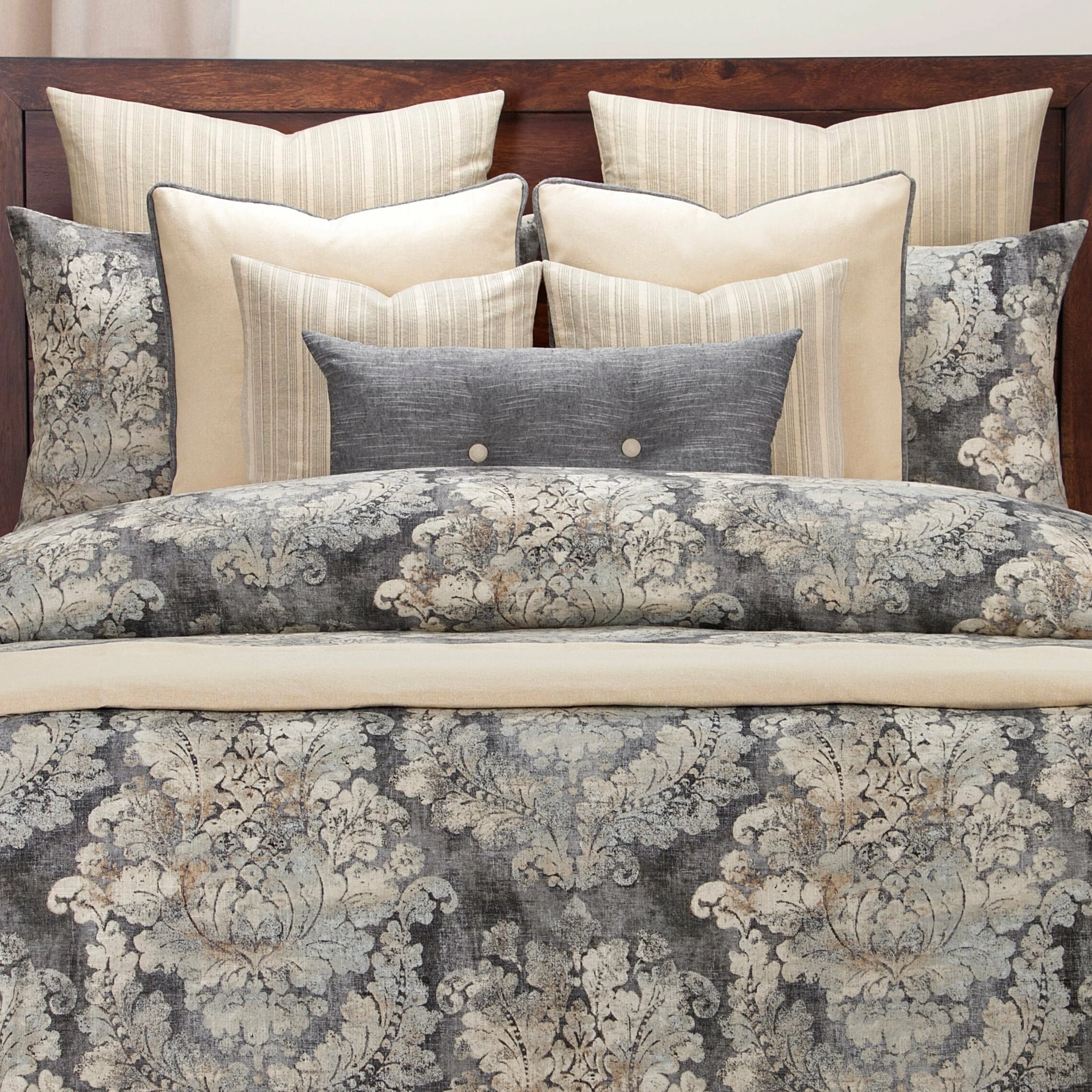 Hot Sale π Siscovers Cindersmoke Luxury Cotton-Linen Duvet Set π₯ - Image 3