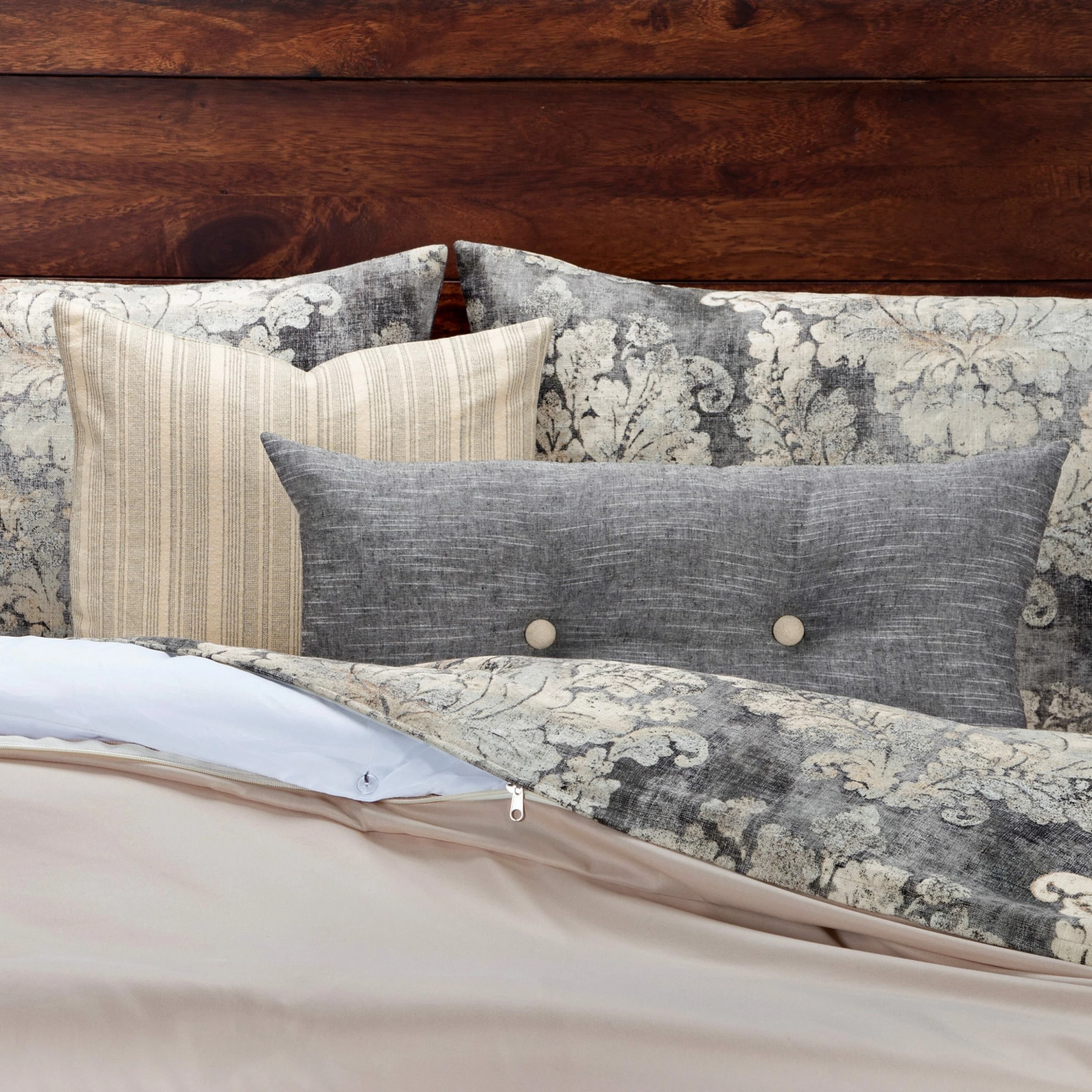 Hot Sale π Siscovers Cindersmoke Luxury Cotton-Linen Duvet Set π₯ - Image 4