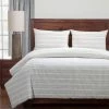 Deals 💯 Siscovers Cottage Pewter Farmhouse Stripe Duvet And Shams 🎉