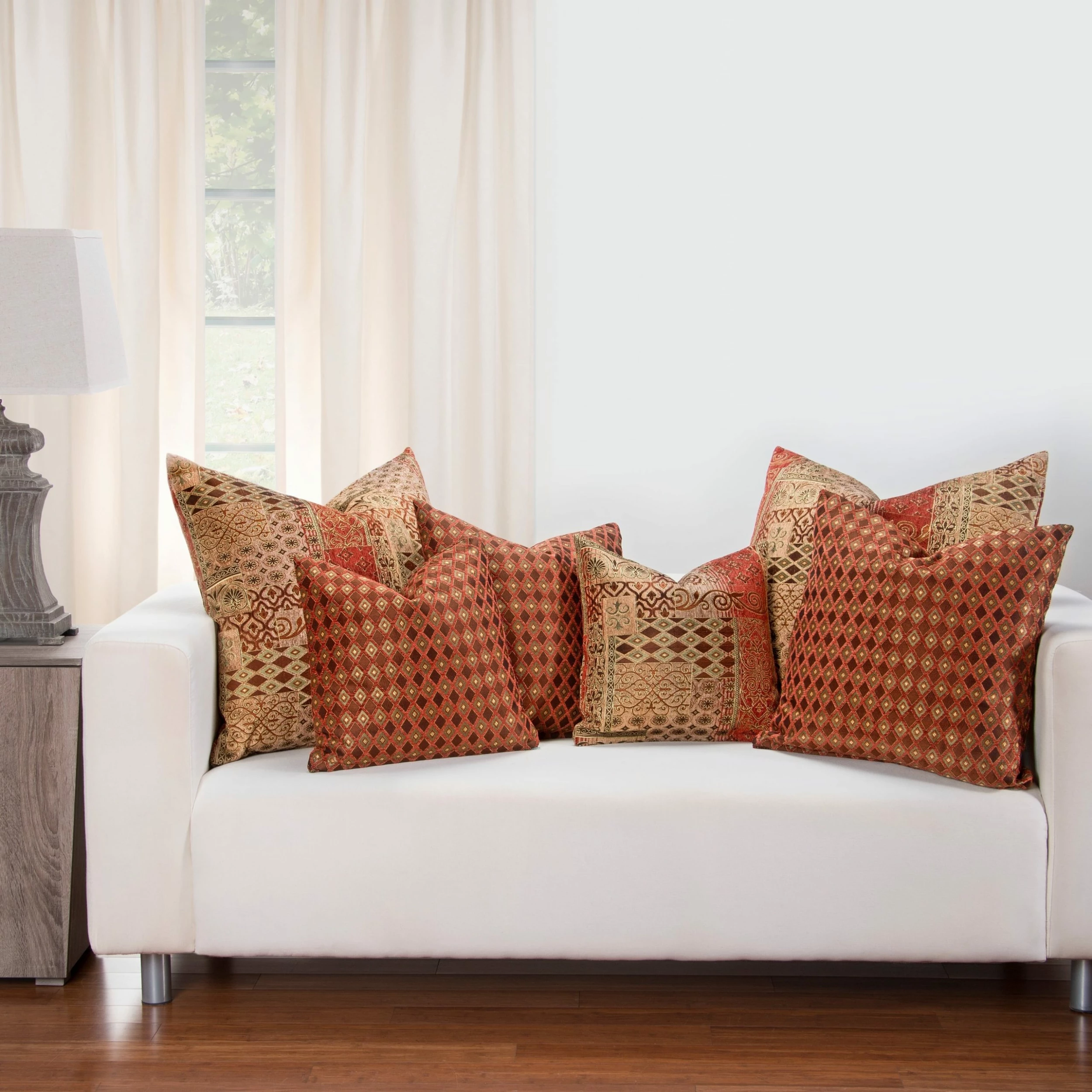 Wholesale β¨ Siscovers Double Diamond Zippered Accent Pillow π - Image 4