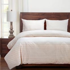 Best Sale ✔️ Siscovers Homestead Farmhouse Stripe Cotton Duvet And Shams Set ⌛