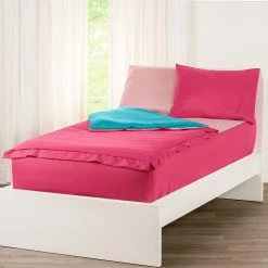 Best Sale 🧨 Siscovers Hot Pink Bunkie Deluxe Zipper Bedding Set ✔️
