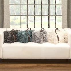 Discount 🎉 Siscovers Llama Belted Faux Fur Throw Teal 👏