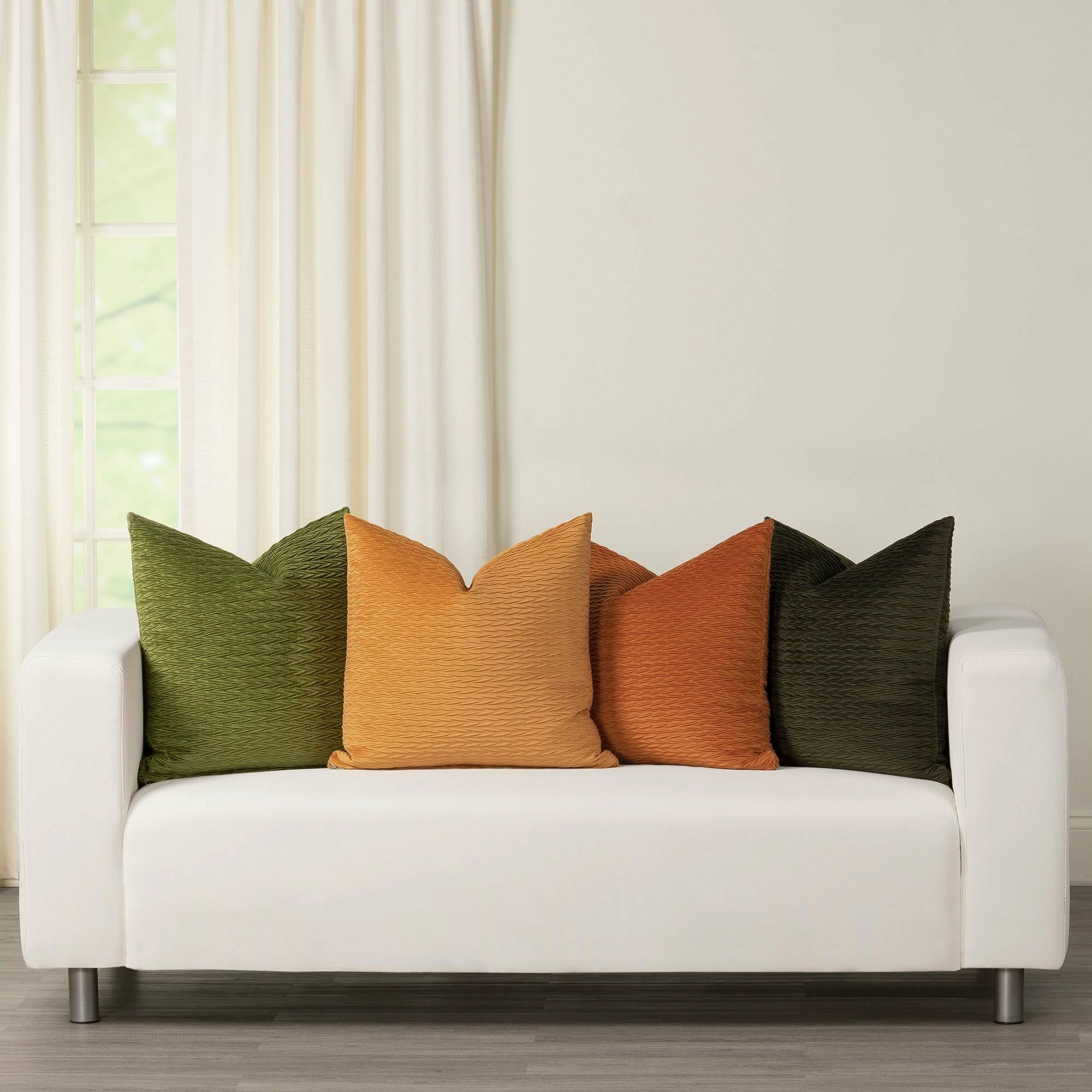 Buy β Siscovers Nature's Way Textured Velvet Throw Pillow Peat π