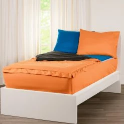 Cheapest 💯 Siscovers Orange Bunkie Deluxe Zipper Bedding Set ✨