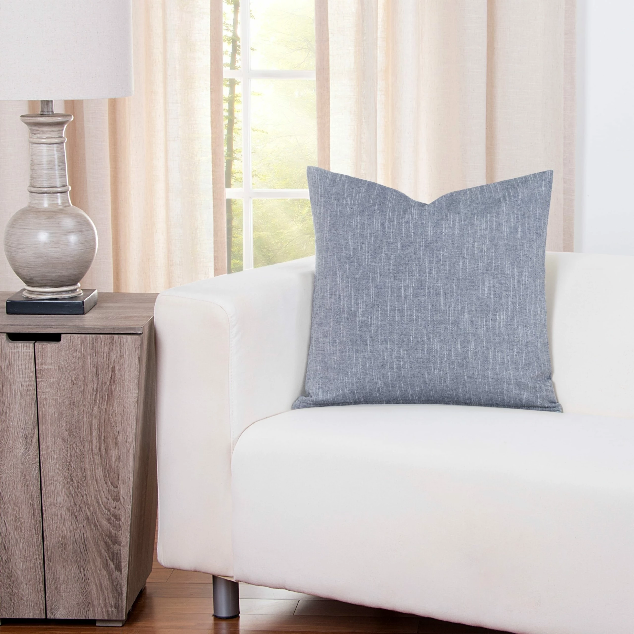 Best deal π€© Siscovers Pacific Designer Throw Pillow With Removable Cover Charcoal π - Image 4