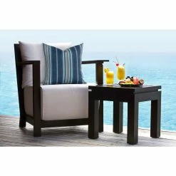 New π Siscovers Surfs Up Denim Solarium Indoor/Outdoor Throw Pillow β