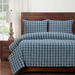 Buy 😉 Siscovers Tartan Checked Duvet And Shams Set 👍