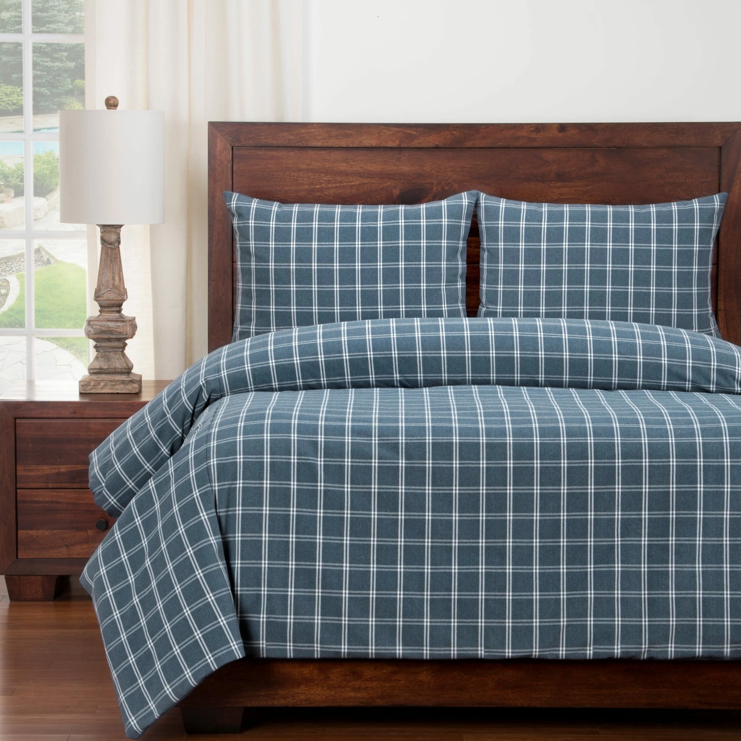 Buy π Siscovers Tartan Checked Duvet And Shams Set π