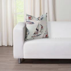 Deals 🌟 Siscovers Yacht Club Nautical Print Throw Pillow 🔔