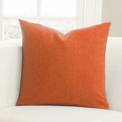 Outlet 😉 SIScovers Woolly Blue/ Orange Polyester Accent Pillow 😍